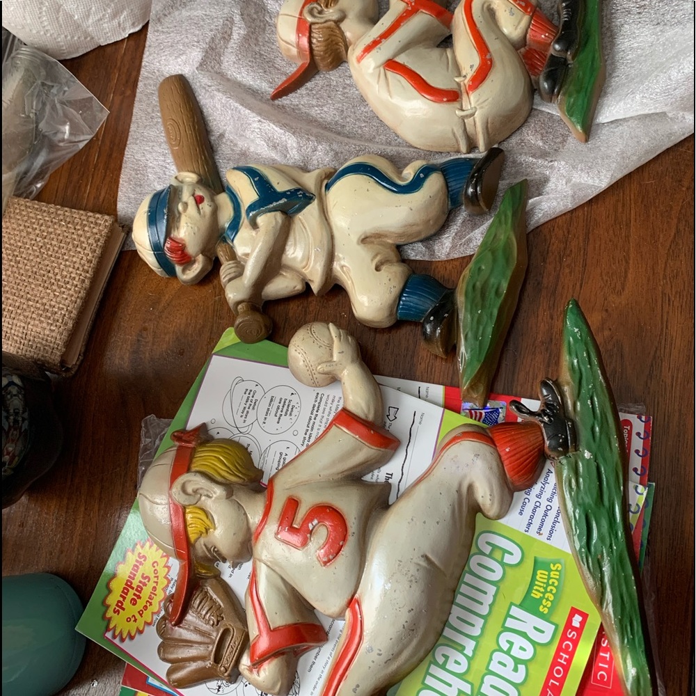 1970 baseball boys made of iron.  and well made .